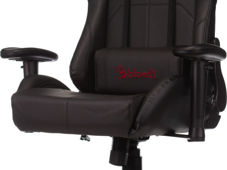 Кресло игровое A4Tech Bloody GC-550 черный эко.кожа крестов.