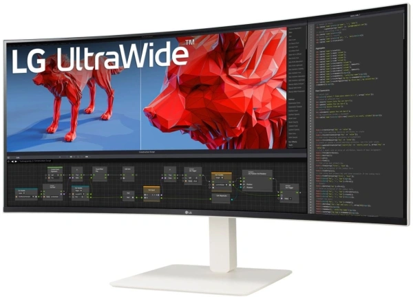 Монитор LG 38" 38WR85QC-W IPS бел HDMI DP USB 400cd