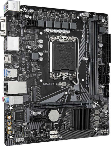 Материнская плата Gigabyte H610M S2H V3 DDR4 Soc-1700 Intel H610 2xDDR4 mATX AC`97 8ch(7.1) GbLAN+VG