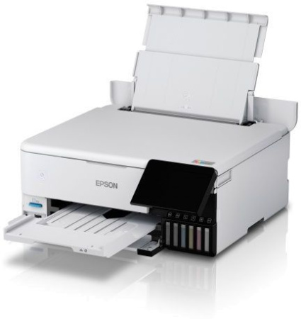 МФУ струйный Epson L8160 (C11CJ20404/403/402) A4 Duplex Net WiFi белый