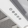Вытяжка встраиваемая Elikor 60П-1000 белый управление: кнопочное (1 мотор)