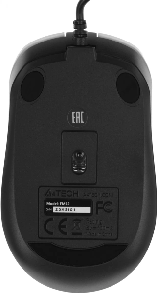 Мышь A4Tech Fstyler FM12 Panda белый/черный оптическая (1200dpi) USB (3but)