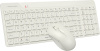 Клавиатура + мышь A4Tech Fstyler FG2300 Air клав:бежевый мышь:бежевый USB беспроводная slim (FG2300