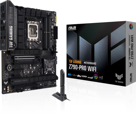 Материнская плата Asus TUF GAMING Z790-PRO WIFI Soc-1700 Intel Z790 4xDDR5 ATX AC`97 8ch(7.1) 2.5Gg