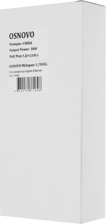 Инжектор POE Osnovo Midspan-1/300G