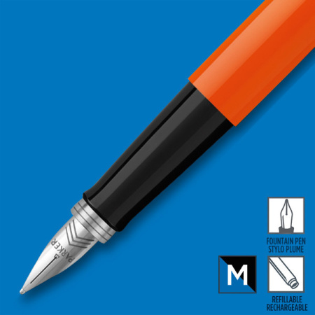 Ручка перьев. Parker Jotter Originals F60 (2096881) Orange CT M сталь нержавеющая блистер