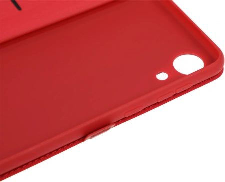Чехол (флип-кейс) BoraSCO для Samsung Galaxy A03 Core красный (40948)