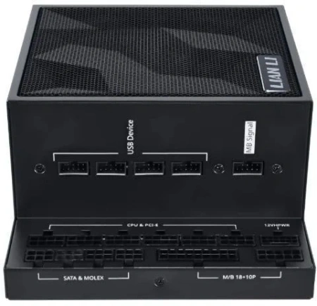 Блок питания Lian-Li ATX 1000W EDGE1000 + HUB Gen.5 80+ gold (20+4pin) APFC 120mm fan 12xSATA Cab Manag RTL
