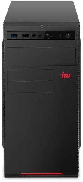 ПК IRU Home 310H6SE MT PG G7400 (3.7) 8Gb SSD256Gb UHDG 710 FreeDOS GbitEth 400W черный (2079980)