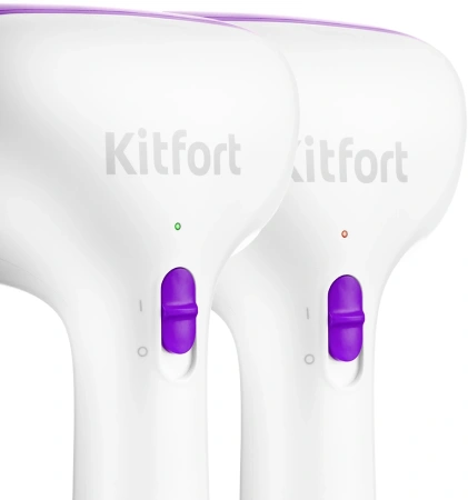 Отпариватель ручной Kitfort КТ-998-1 1000Вт фиолетовый/белый