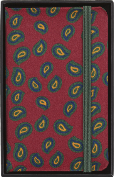 Блокнот Moleskine LE PRESCIOUS & ETHICAL SILK XS 65х105мм 160стр. нелинованный подар.кор. бордовый