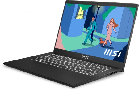 Ноутбук MSI Modern 14 C7M-238RU Ryzen 5 7530U/8Gb/SSD512Gb/14"/IPS/FHD/W11H/black
