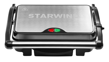 Электрогриль Starwind SSG2040 1500Вт серебристый/черный