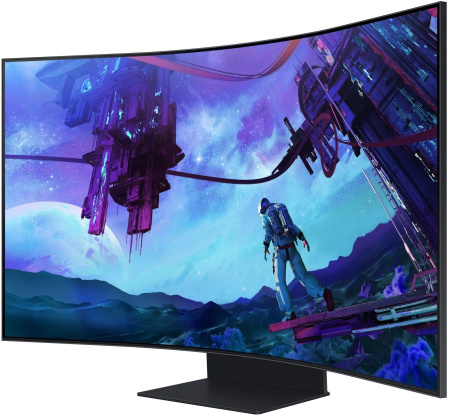 Монитор Samsung 55" S55CG97WNI VA WQ чер HDMI DP USB M/M HAS Piv 165Hz 600cd In Cur