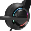 Наушники с микрофоном Оклик HS-L315G черный 1.8м накладные USB оголовье (2007552)
