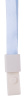 Шнур для пропуска Deli 8352l-blue 45х1см нейлон голубой (упак.:12шт) пластиковый пакет