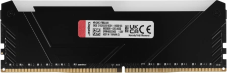 Память DDR4 8GB 3600MHz Kingston KF436C17BB2A/8 Fury Beast RGB RTL Gaming PC4-28800 CL17 DIMM 288-pi