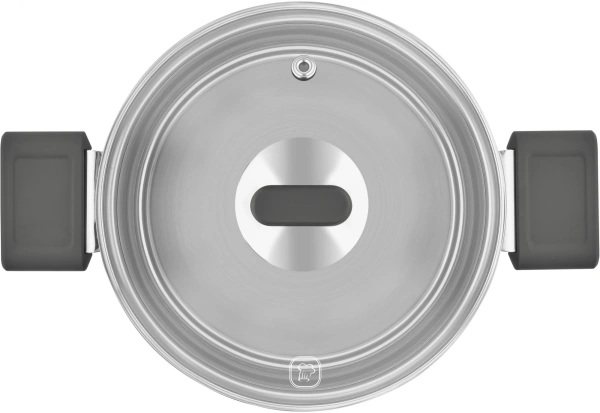 Кастрюля Rondell Quadro RDS-1596 3.1л. d=20см (с крышкой) стальной