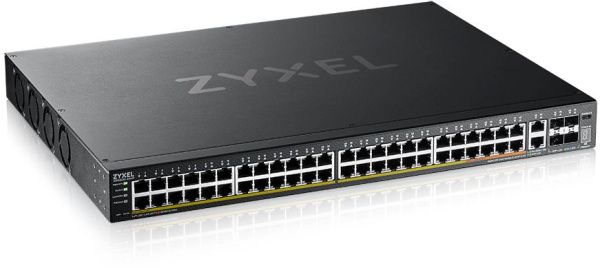 Коммутатор Zyxel NebulaFlex Pro XGS2220-54FP-EU0101F 48x1Гбит/с 2x10Гбит/с 4SFP+ 40PoE+ 10PoE++ 960W