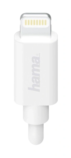 Автомобильное зар./устр. Hama H-183291 1A для Apple кабель Apple Lightning белый (00183291)