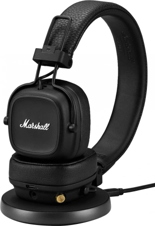 Гарнитура накладные Marshall Major IV черный беспроводные bluetooth (1005773)