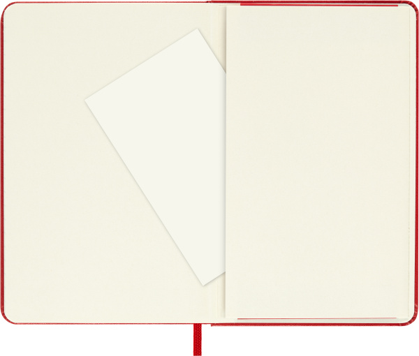 Блокнот Moleskine CLASSIC MM710R Pocket 90x140мм 192стр. линейка твердая обложка красный