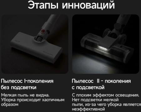 Пылесос ручной Deerma DEM-T30W Station 240Вт серый/черный