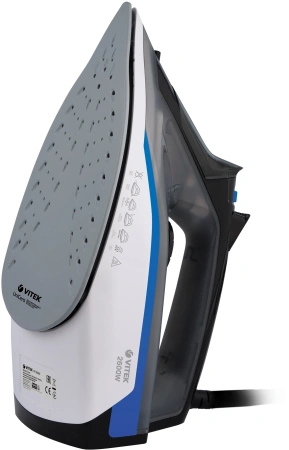 Утюг Vitek VT-8329 2600Вт черный/белый/синий