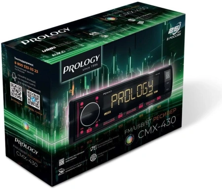 Автомагнитола Prology CMX-430 1DIN 4x55Вт AUX 3 (PRCMX430)