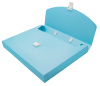 Портфель Бюрократ Pastel PASTPP01BLUE 1 отдел. A4 пластик 0.7мм голубой