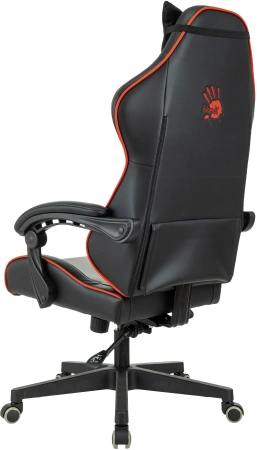 Кресло игровое A4Tech Bloody GC-780 черный сиденье черный кожзам с подголов. крестов. металл черный пластик черный