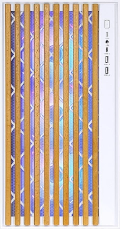 Корпус Formula TimberLine T0 белый без БП ATX 6x120mm 6x140mm 2xUSB3.0 audio