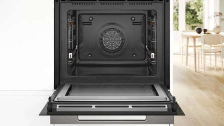 Духовой шкаф Электрический Bosch Serie 8 HMG776NB1 черный