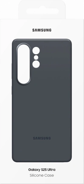 Чехол (клип-кейс) Samsung для Samsung Galaxy S25 Ultra Silicone Case S25 Ultra черный (EF-PS938CBEGRU)