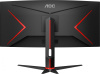 Монитор AOC 34" Gaming CU34G2X черный/красный VA LED 1ms 21:9 HDMI матовая HAS 300cd 178гр/178гр 3440x1440 144Hz DP FHD USB 8.1кг
