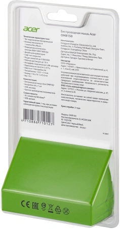 Мышь Acer OMR150 черный оптическая (1600dpi) беспроводная USB (6but)