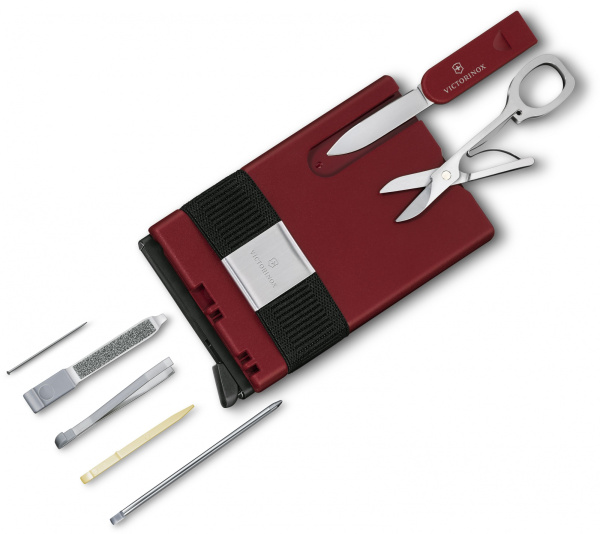 Швейцарская карта Victorinox Smart Card Wallet Iconic Red (0.7250.13) красный коробка подарочная