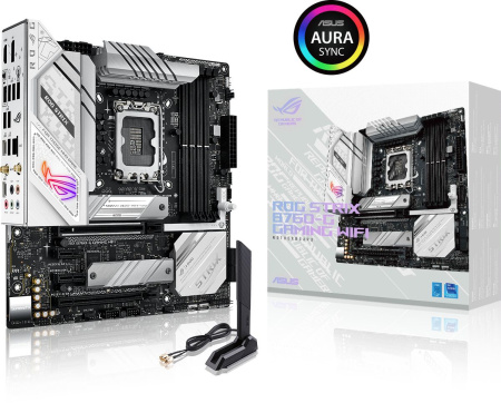 Материнская плата Asus ROG STRIX B760-G GAMING WIFI Soc-1700 Intel B760 4xDDR5 mATX AC`97 8ch(7.1) 2