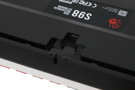 Клавиатура A4Tech Bloody S98 Sports Navy BLMS Plus механическая синий/белый USB for gamer LED (S98 S