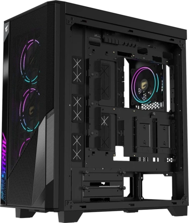 Корпус Gigabyte Aorus GB-AC500G ST черный без БП ATX 3x120mm 6x140mm 2xUSB3.0 1xUSB3.1 audio bott PSU