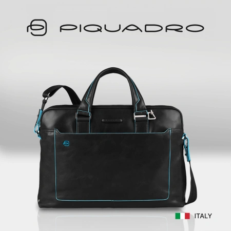 Сумка Piquadro Blue Square CA3335B2/N черный натур.кожа
