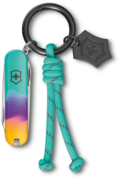 Нож перочинный Victorinox Classic SD Sydney Style (0.6223.E222) 58мм 7функц. бирюзовый подар.коробка