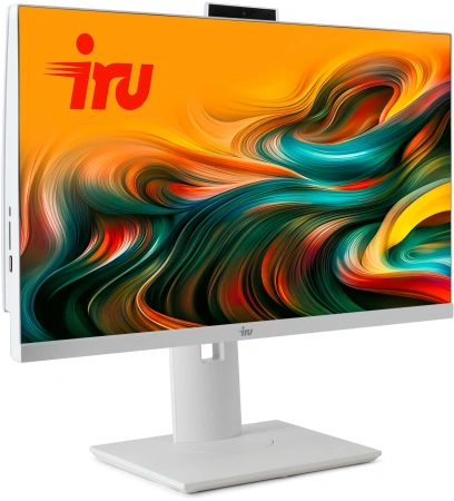 Моноблок IRU Tactio 23.8" Full HD i5 1235U (1.3) 16Gb SSD512Gb CR noOS GbitEth WiFi BT 120W Cam белый 1920x1080