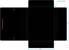 Папка на резинке Бюрократ Black Opal BL510/1 A4 пластик кор.30мм 0.5мм черный