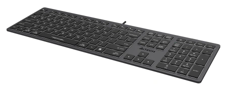 Клавиатура A4Tech Fstyler FX60 серый USB slim LED (FX60 GREY / WHITE)