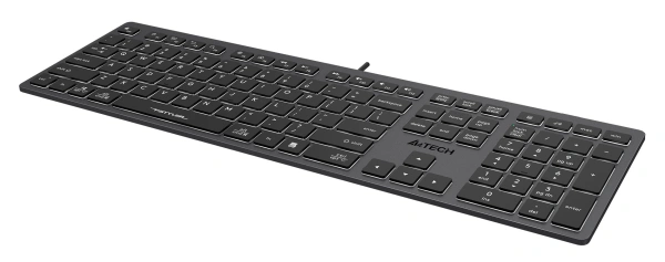 Клавиатура A4Tech Fstyler FX60 серый USB slim LED (FX60 GREY / WHITE)