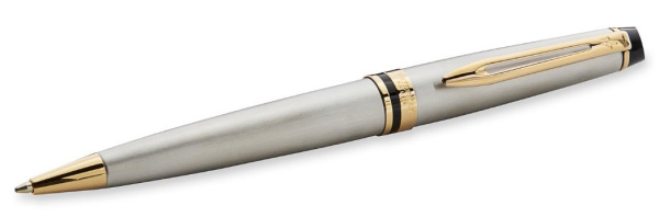 Ручка шариков. Waterman Expert 3 (CWS0952000) Stainless Steel GT M син. черн. подар.кор.