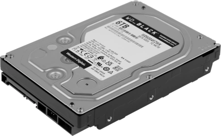 Жесткий диск WD SATA-III 6TB WD6004FZWX Desktop Black (7200rpm) 128Mb 3.5"