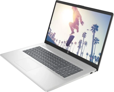 Ноутбук HP 9W1X8EA Ryzen 5 7520U/8Gb/SSD512Gb/17.3"/IPS/FHD/DOS/silver