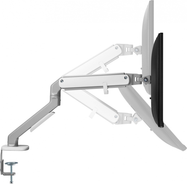 Кронштейн для мониторов Ultramounts UM734SIL серый/серебристый 17"-27" макс.7кг крепление к столешни
